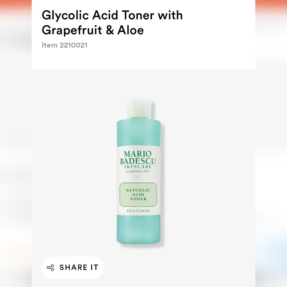 Mario badescu glycolic acid toner
